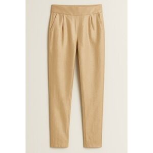 Meshki‎ High-Waist Tailored Pants Champagne Gold Size US 6
